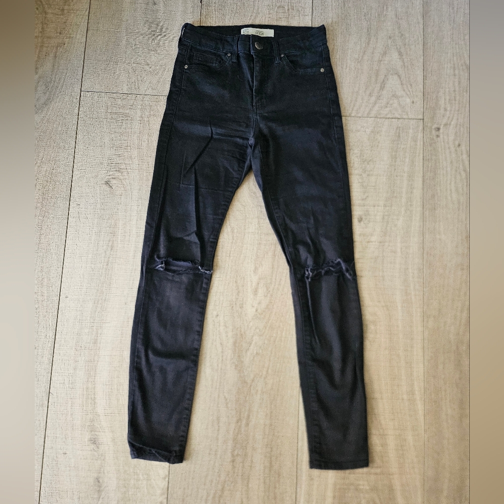 Distressed Topshop jeans